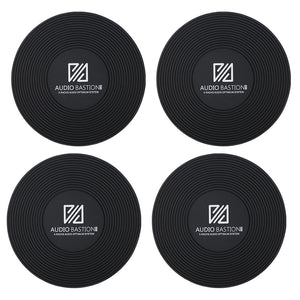 Audio Bastion 4PCS Foot Pads Shock Absorber Pad 90mm/3.5" Perfect For Audio Speaker Spike Pads Shoes