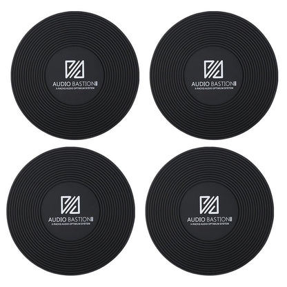 Audio Bastion 4PCS Foot Pads Shock Absorber Pad 90mm/3.5" Perfect For Audio Speaker Spike Pads Shoes