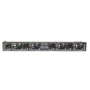 HiFi Class High Fidelity 8 Channel Audio Isolator Passive Direct Box 8 Input 8 Output 1U Cabinet