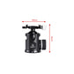SUNWAYFOTO EB-44 Tripod Ball Head EPIC Series Ball Head Load 18KG For Travelling Photography