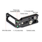 SUNWAYFOTO PSL-α1 L Bracket Quick Release Plate Suitable For Sony A1 Camera Tripod Vertical Shooting