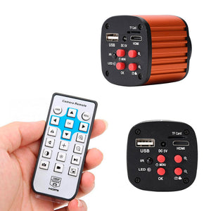 2021 PLUS 24MP HDMI Digital USB Microscope Camera 3.5X-100X Trinocular Stereo Microscope Kit