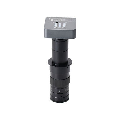 48MP FHD Camera V8 USB Microscope Camera 1080P 2K 60FPS w/ 180X C-Mount Lens For Welding Repair
