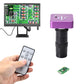 51MP Microscope Camera Industrial Camera With 130X Zoom C-Mount Lens For PCB Soldering Repair