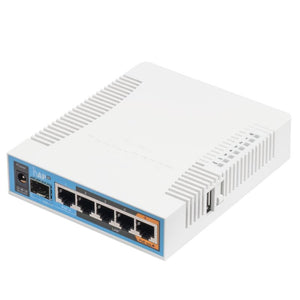 MikroTik RB962UiGS-5HacT2HnT hAP ac Router Dual Concurrent Triple Chain 2.4/5GHz AP Five Gigabit Ethernet Ports Router