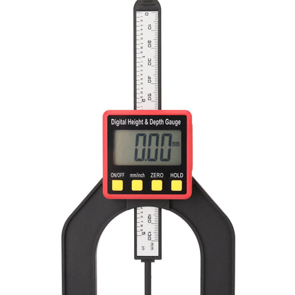 0-80mm 0.01mm Digital Height Depth Counting Depth Meter Woodworking Gauge Altimeter Ruler Caliper Wood Working Measuring Tools