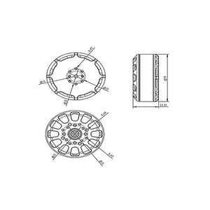 TAROT MT 6012 KV132 Brushless Motor With 21&quot; 2170 Propellers 12S TL3009 Fits Agricultural Drones
