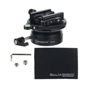 DYH-90i &amp; DLC-60L Tripod Leveling Base Leveling Head &amp; Screw Lever Combo Clamp Load Capacity 15KG