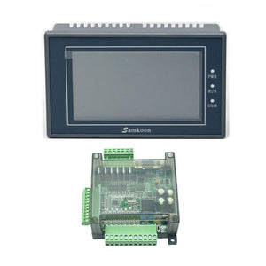 Samkoon EA-043A 4.3&quot; HMI Touch Screen + FX3U-14MT PLC Control Board Programmable PLC Controller