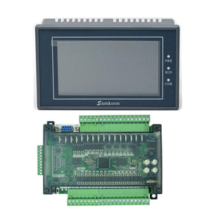 Samkoon EA-043A 4.3&quot; HMI Touch Screen + FX3U-32MT PLC Control Board Programmable PLC Controller