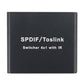 NK-L41 Optical Audio Splitter For SPDIF/Toslink Switcher 4x1 With IR Toslink Splitter 4 In 1 Out