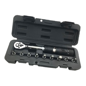 Wisretec 1/4&quot;DR 2-14Nm Bike Preset Adjustable Torque Wrench Set Bicycle Repair Tools kit Ratchet Mechanical Torque Spanner
