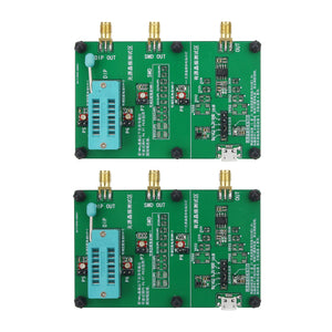 Crystal Oscillator Tester High &amp; Low Frequency + FC-4000 Frequency Meter 50Hz-4GHz AT Command Version