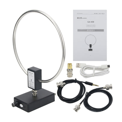 GA-450 Loop Antenna SDR Antenna GA450 Shortwave &amp; MW Antenna Supports SW 2.30-30MHz MW 522-1710KHz