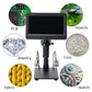 HY-2070 Digital Microscope 7-inch 1080P Electronics Soldering Microscope with Adjustable Stand Support 300X Magnification