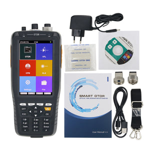 TM290D 60KM OTDR Tester 1310/1550NM Optical Time Domain Reflectometer w/ 4&quot; Touch Screen OLS OPM VFL