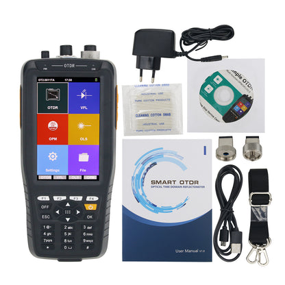 TM290D 60KM OTDR Tester 1310/1550NM Optical Time Domain Reflectometer w/ 4&quot; Touch Screen OLS OPM VFL
