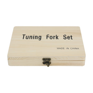 8pcs/set Tuning Fork Sound Vibration Therapy Chakra Steel Music Kit 256-512HZ Healing Sound Vibration Therapy