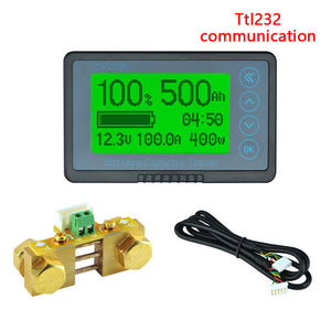 TF03K Battery Capacity Tester Battery Indicator TF03-A-100A-TTL232 Communication 100V 100A Sampler