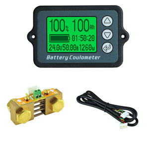 Foosion-TK15 Battery Coulometer RV Battery Indicator Battery Capacity Tester Sampler 80V 350A