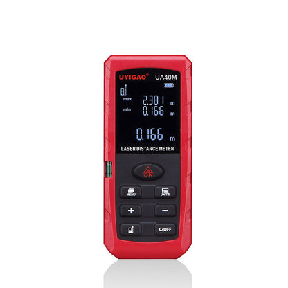 UYIGAO UA40M Handheld Laser Distance Meter Laser Distance Measurer Range 0.05-40M/0.16-131.2FT