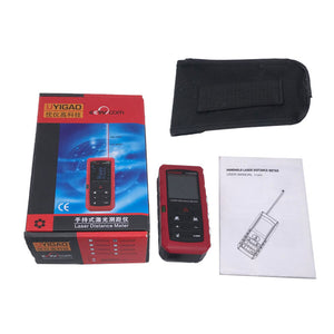UYIGAO UA40M Handheld Laser Distance Meter Laser Distance Measurer Range 0.05-40M/0.16-131.2FT