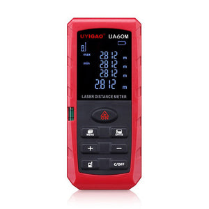 UYIGAO UA60M Handheld Laser Distance Meter Laser Distance Measurer Range 0.05-60M/0.16-196.9FT