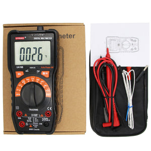 UYIGAO UA19B 1000V Digital Multimeter Tester High Precision Voltage Current Meter Capacitance Test