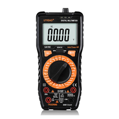 UYIGAO UA19C Handheld Digital Multimeter Tester High Precision Voltage Current Meter Anti-Burning