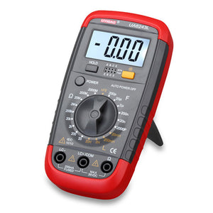 UYIGAO UA6243L LCR Meter LCR Tester Multimeter Tester Complete Functions w/ Backlit Digital Display