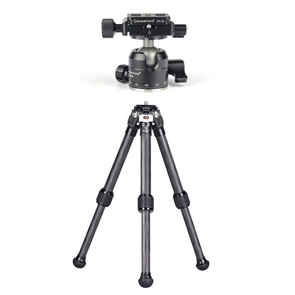 SUNWAYFOTO Ball Head Tripod Kit Load 9.9LB T16C20N II Tripod w/ Dual-Panoramic Ball Head XB-28II