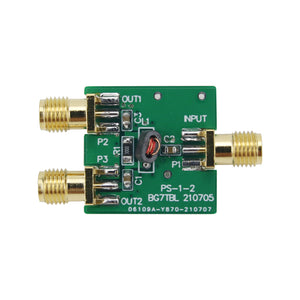 PS-1-2 Power Divider RF Power Splitter 0.3M-1G 10MHz 1 In 2 Out SMA Connectors Insertion Loss 3DB