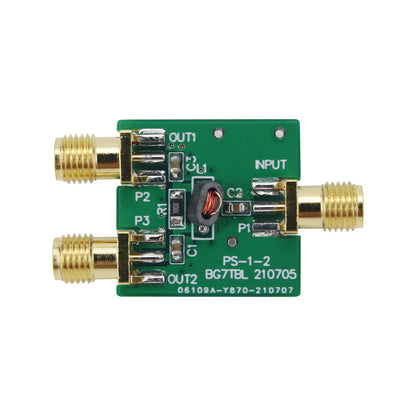 PS-1-2 Power Divider RF Power Splitter 0.3M-1G 10MHz 1 In 2 Out SMA Connectors Insertion Loss 3DB