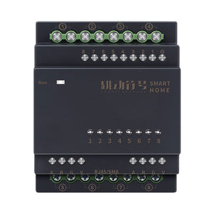 8 Channel Programmable RS485 Serial Port Relay Board Smart Home Lighting Control Module Modbus Switch Input and Output