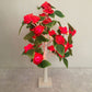 55CM/21.7&quot; 24-LED Rose Tree Lamp Tree Table Lamp Room Artificial Tree Decor Valentine's Day Present