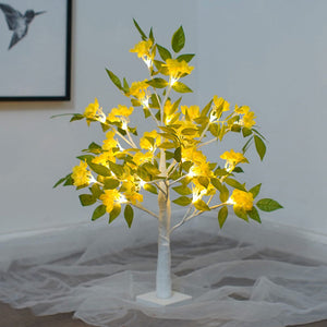 60CM/23.6&quot; Wisteria Tree Table Lamp LED Light Tree 24-LED Night Light Lamp Room Indoor Decoration