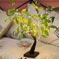 55CM/21.7&quot; Maple Hazelnut Tree Table Lamp Room Light Tree 32-LED Christmas Holiday Desktop Decor