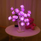 45CM/17.7&quot; Rose Tree Lamp Tree Table Lamp 24-LED Room Artificial Tree Decor Valentine's Day Present