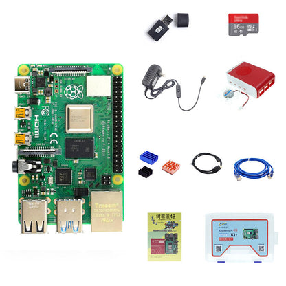 For Raspberry Pi 4 Model B 8GB RAM Raspberry Pi 4 Computer Model B Board Kit With 16GB SD Card