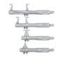 4Pcs Inside Micrometer Set 5-30mm/25-50mm/50-75mm/75-100mm 0.01mm Metric Carbide Ratchet Screw Gauge Micrometers Measuring Tools