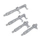 4Pcs Inside Micrometer Set 5-30mm/25-50mm/50-75mm/75-100mm 0.01mm Metric Carbide Ratchet Screw Gauge Micrometers Measuring Tools