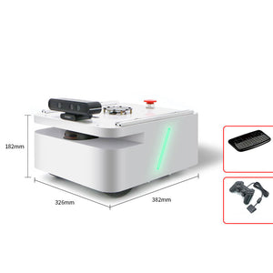 Differential Robot Car ROS Robot Assembled Metal Body High-End Hub Motor For Jetson Nano + A3 Lidar