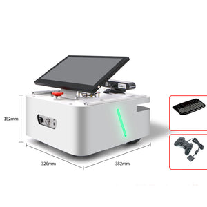 Differential Robot Car ROS Robot Assembled w/ Touch Screen Metal Body Hub Motor For Jetson Nano + A3