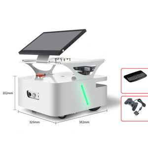 Two-Tiered Differential Robot Car ROS Robot Assembled w/ 13.3&quot; Touch Screen For Jetson Nano + A3