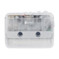 Tonivent TON007T Bluetooth Cassette Player Portable Cassette Player Walkman FM Radio Transparent