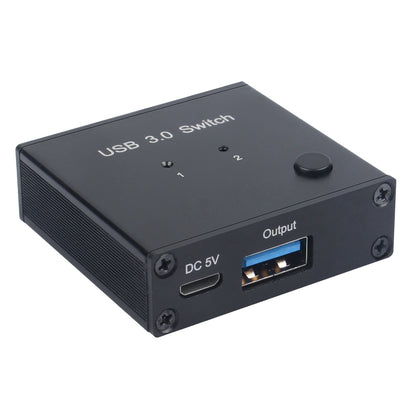 AM-U301 USB 3.0 Switch USB 3.0 Sharing Switch 2 Input Ports 1 Output Port For Mouse Keyboard Printer