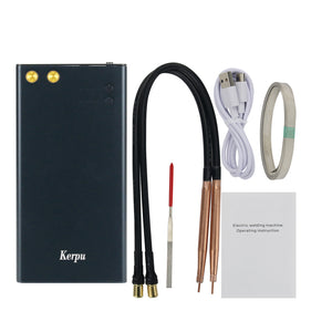 KP-001DHJ Kerpu Portable 18650 Spot Welder Spot Welding Machine 7500MAH For 0.1-0.15MM Nickle Sheet
