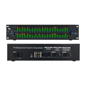 TKL T2531 Professional Graphic Equalizer Audio Processor Two 31-Band Spectrum Display For Home Stage
