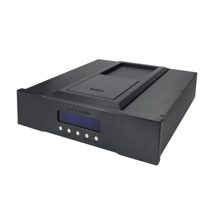 JAY'S AUDIO CDT2-MK3 CD Turntable High-End CD Player OCXO Sampling Rate 1764KHz CDM4 Movement Black