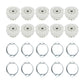 10 PCS Chassis Mount 9pin Ceramic Vacuum Tube Socket Base FOR 12AX7 EF86 6922 EL84 6DJ8 12AU7 12AT7 Hifi Audio Guitar Tube AMP